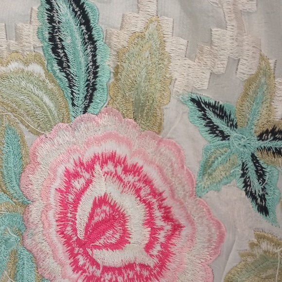 AGHA NOOR Pakistani/INDIAN DRESS 100% SILK with silk embroidery on bottom. - Picture 13 of 16